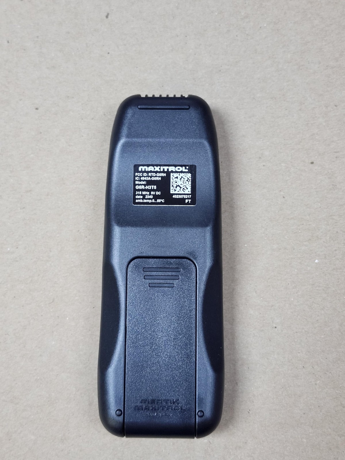 Maxitrol GV60 G6R-H3T5 Replacement Remote (Real Fyre, Valor & Empire), Black