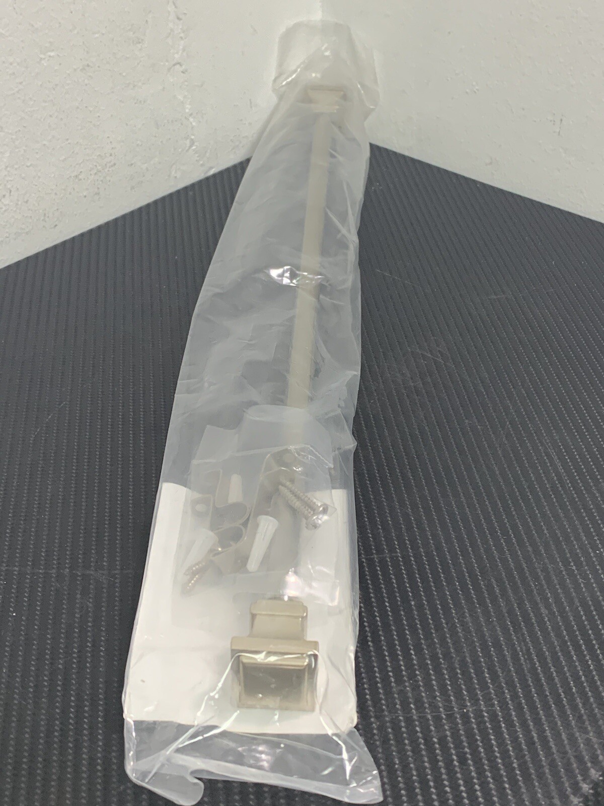 Frame 7/16” Cafe Rod 18-28” Box Adjustable Curtain Rod, Satin Nickel *NEW! FAST!