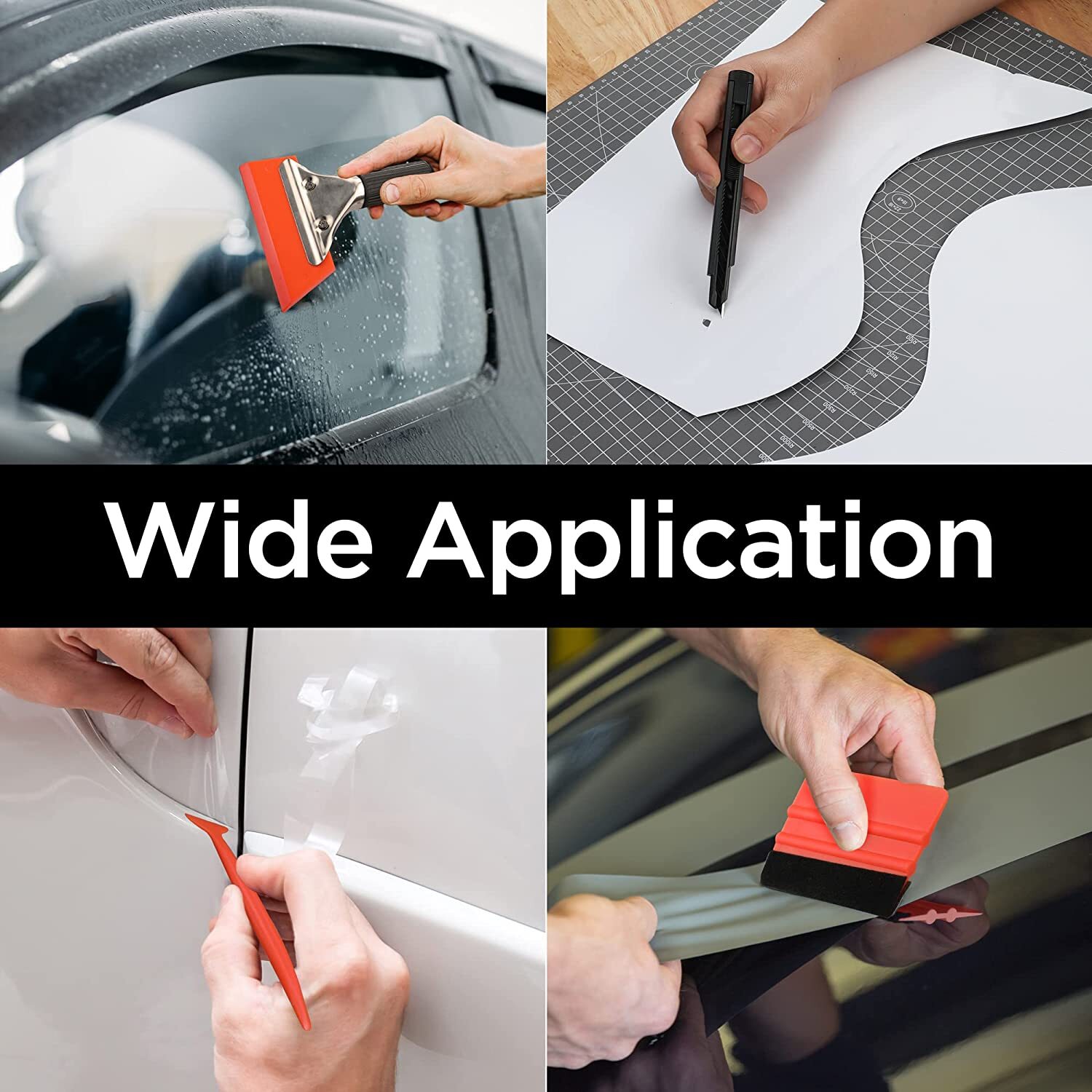 ValueMax 10PC Window Tint Tools Kit Car Film Tinting Scraper Squeegee Wrap Set