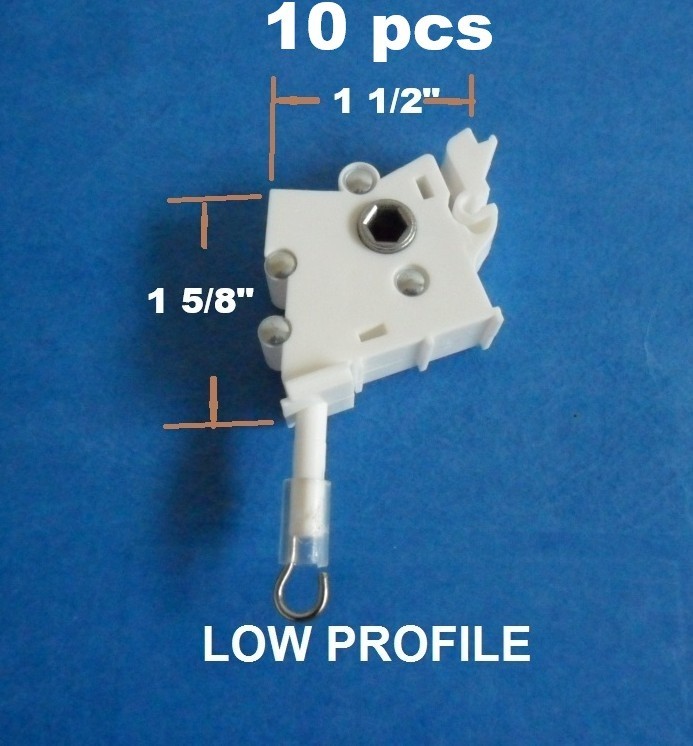 10 pcs Wand Tilt Control Venetian Horizontal Blind parts Wand Tilter Low Profile