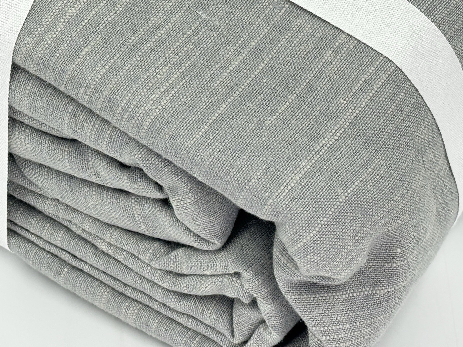 NWT Pottery Barn PINCH PLEAT Emery Linen Curtain 50×108, Blackout Mineral Blue