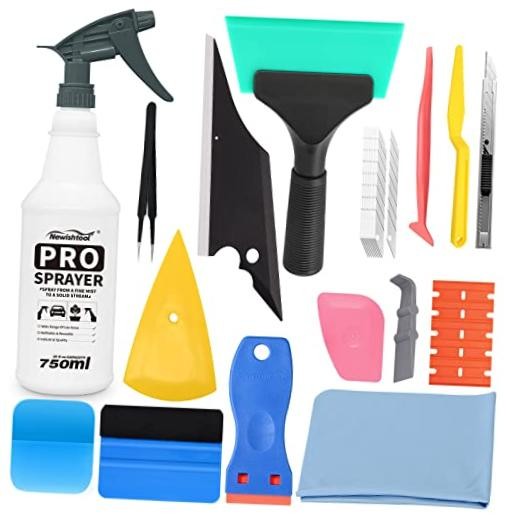 Window Tint Application Kit Car Tint Installation Tools with Spray Bottle PPF