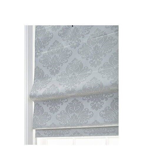 Damask 6Z200607SV Window Shade–45″ W x 64″ L–Silver