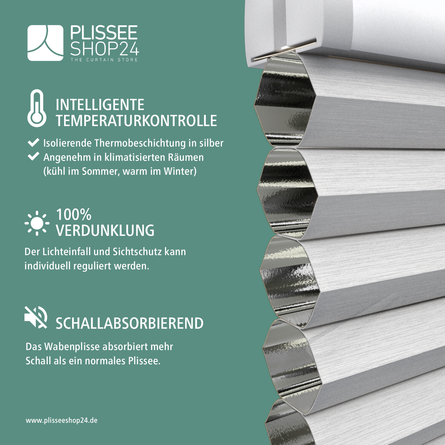 Honeycomb Pleated Blinds for GLUE to Measure Roller Blind Folding Blind 100% Blackout Heat Protection