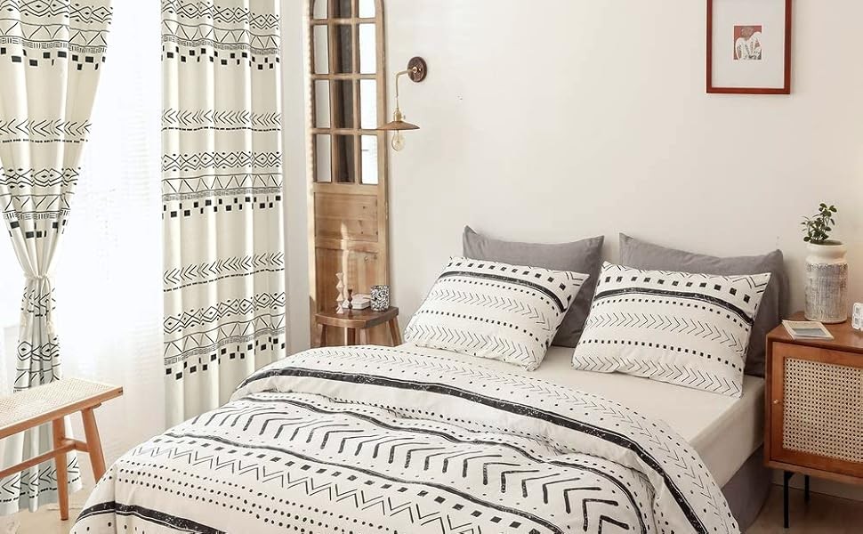 80 Inches Long Sheer Curtains for Living Room 2 Panels Set,Fit for 78 in Boho