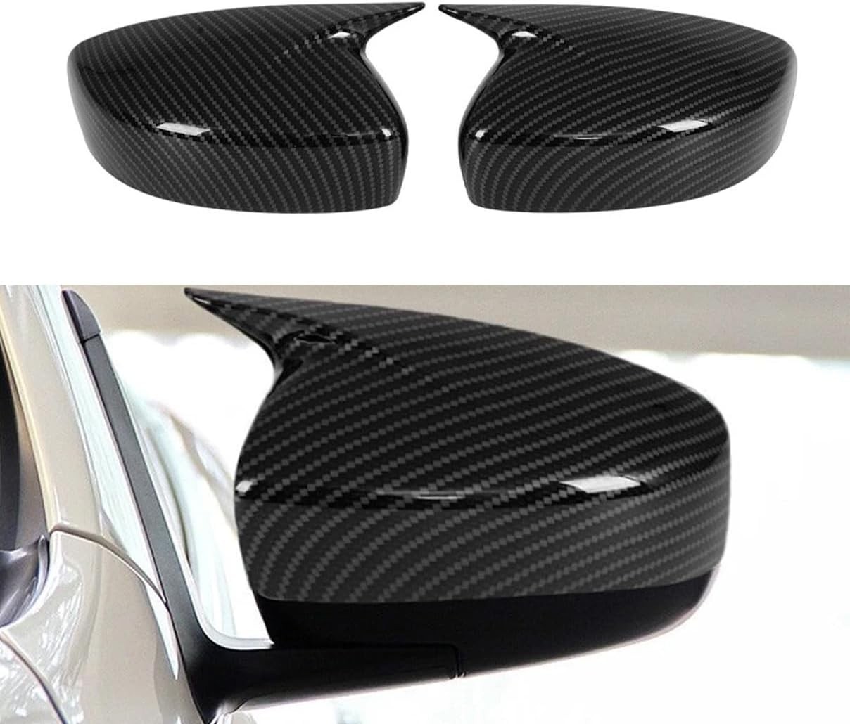 Rearview Side Mirror Cap Cover Trim For INFINITI G37 2008-2013, G25 2011-2012,