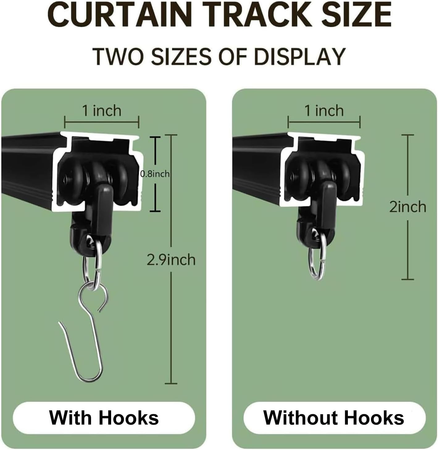 Ceiling Curtain Tracks 12FT,Curtain Track Wall Mount,Ceiling Mounted Sliding Doo