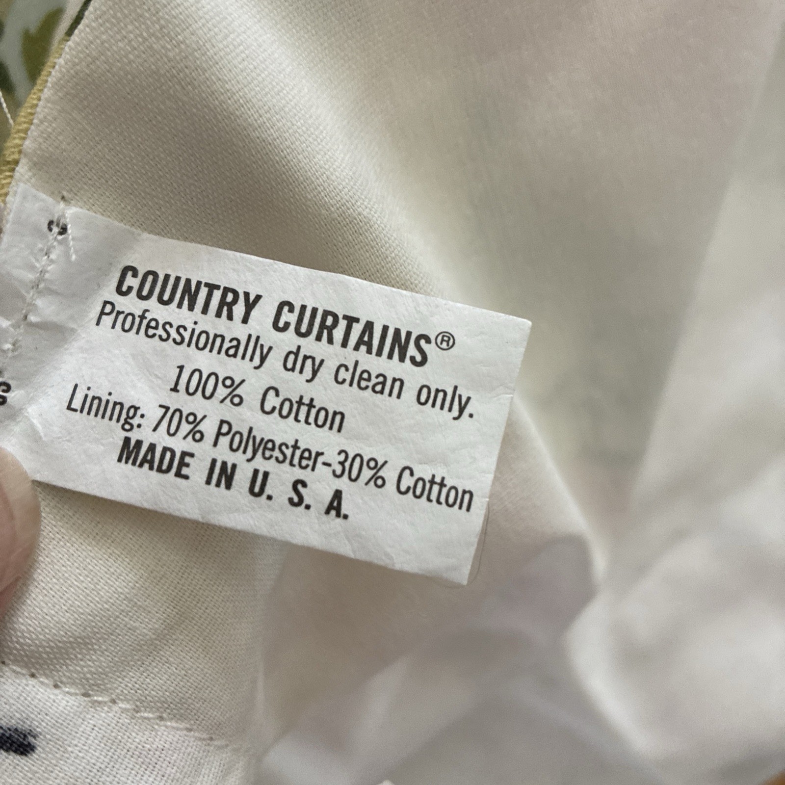 Country Curtain 2 Drapes (64×98”) Valance (88”) Pink Green Hydrangeas Lined NOS