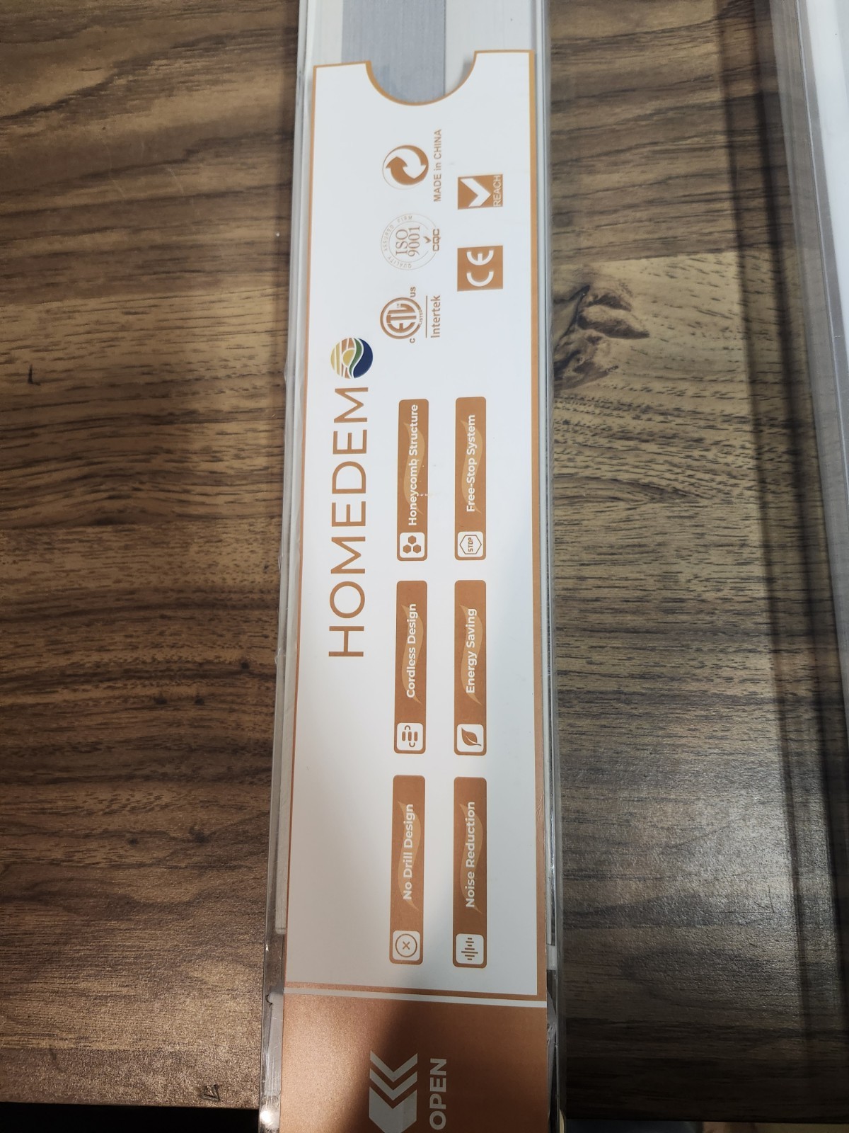 Homedem No Drill Cellular Shade White White 31X64