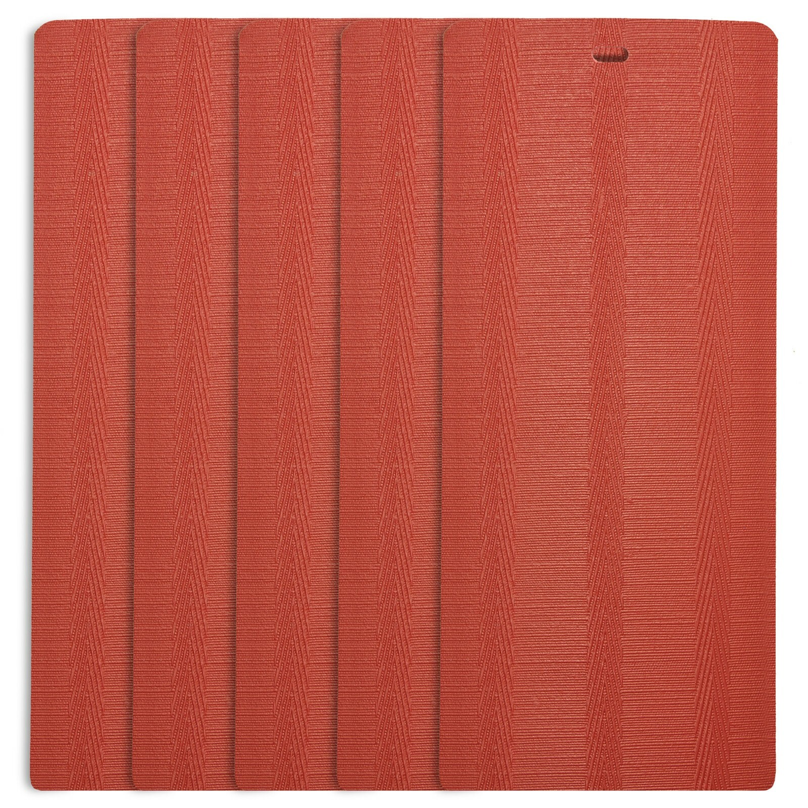 DALIX Barcelona Vertical Window Blind Premium Textured 5 Pack Qty / Raspberry