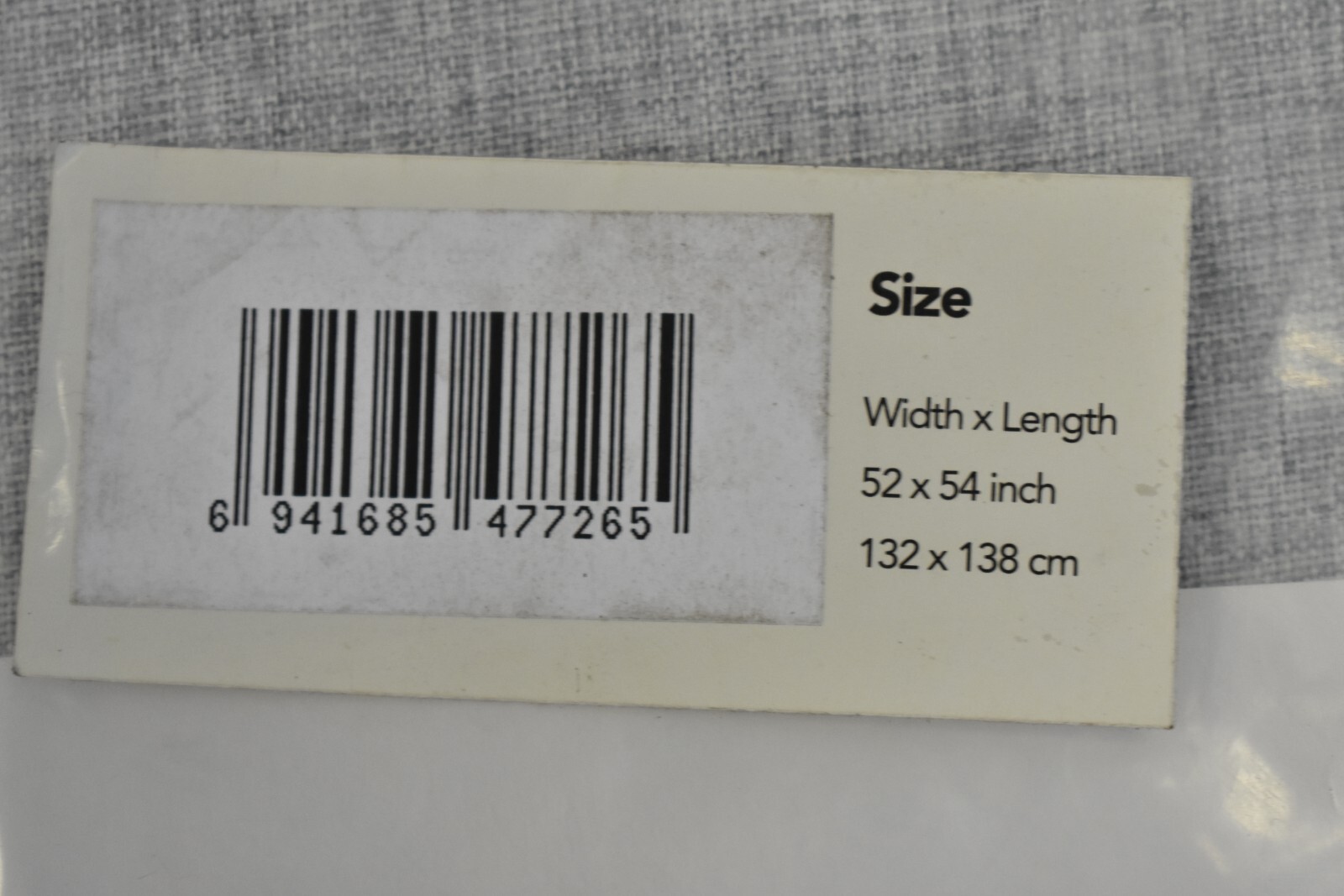 Deconovo Gray Curtains 2 Panel Set 52″ x 54″ Drapes Linen Textured Thermal