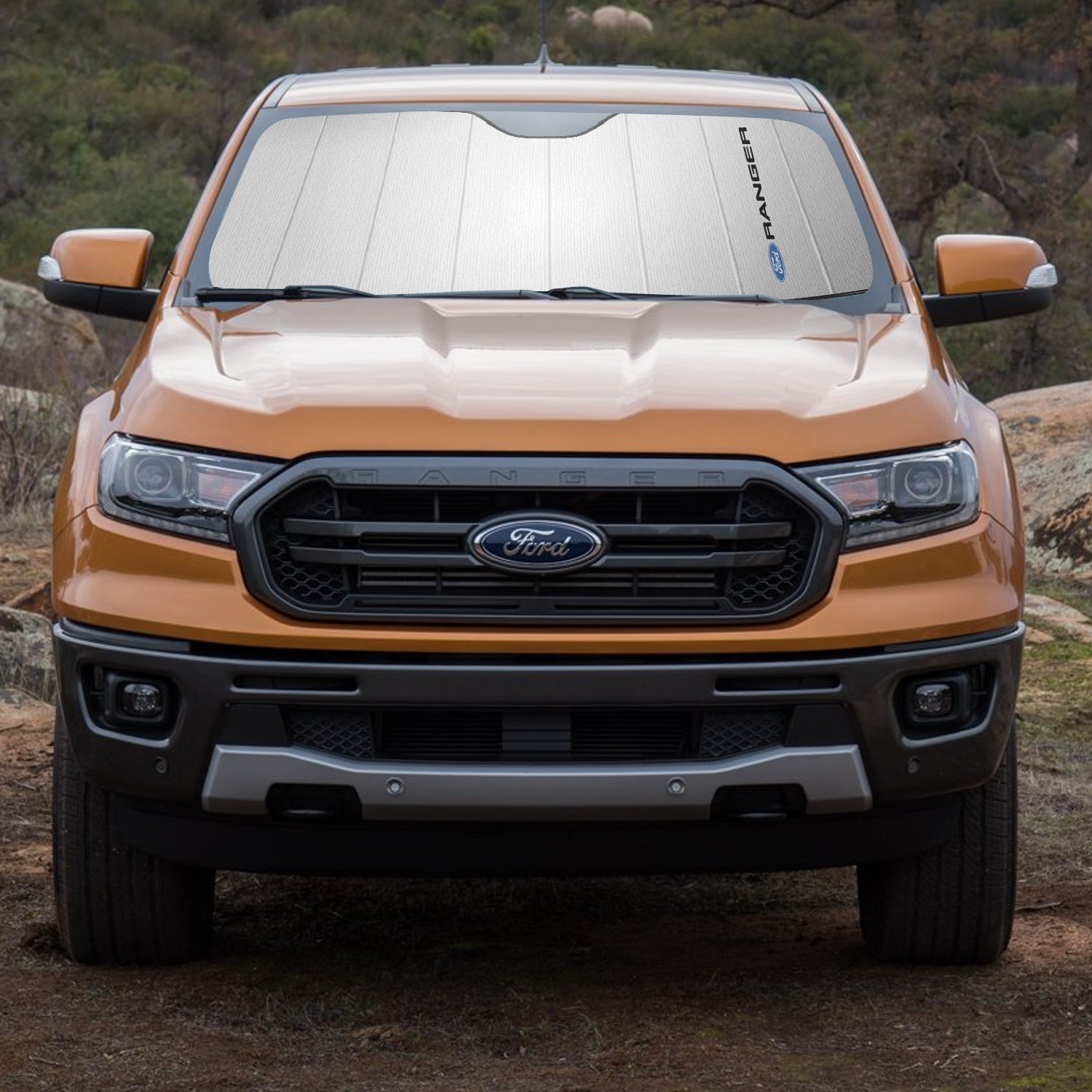 Ford Ranger Universal Fit Auto Windshield Sun Shade at Jumbo Size