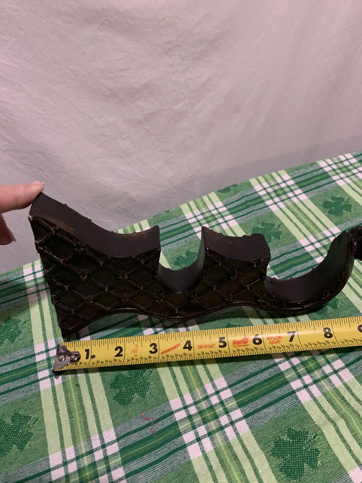 ❤️Paris Texas Ornate Drapery Double Rod/pole Support Bracket Burnished Coffee