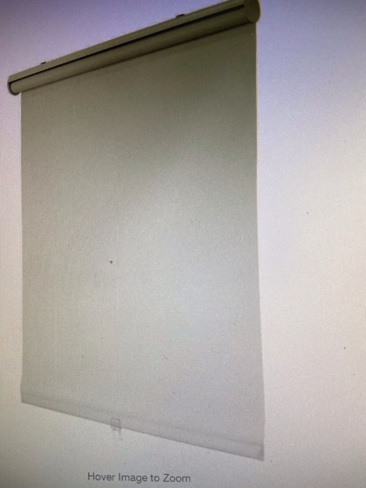 23-31. 75×64 Unfringed White Spring Roller Cordless Shade