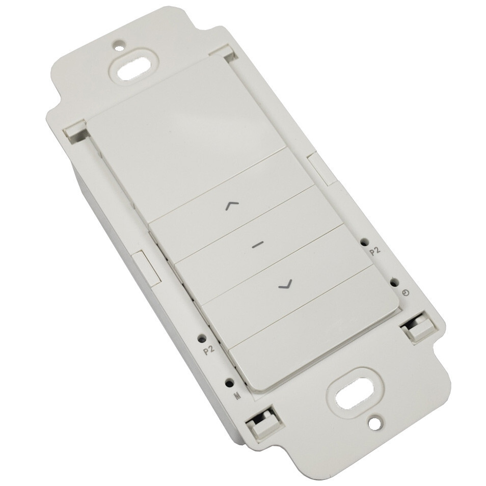 Automate Paradigm Wall Switch, 1 Channel White Cut In MTRF-WS-1C ROLLEASE ACMEDA