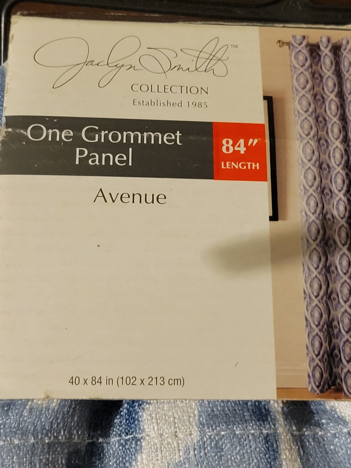 Jaclyn Smith One Grommet Panel Avenue 40″ x 84″ Monique NEW