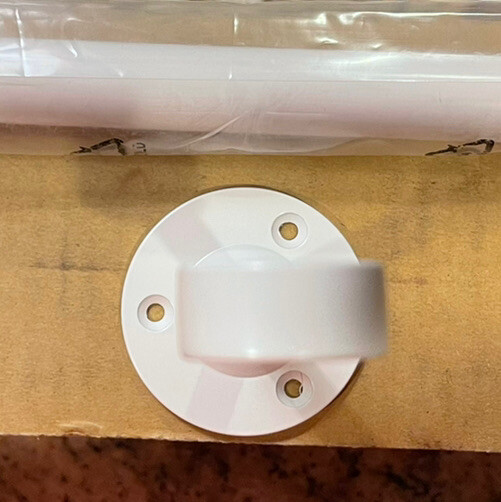 Pottery Barn Kids Double Curtain Rod Add-On Kit – Medium – 48-88″ – White – NEW
