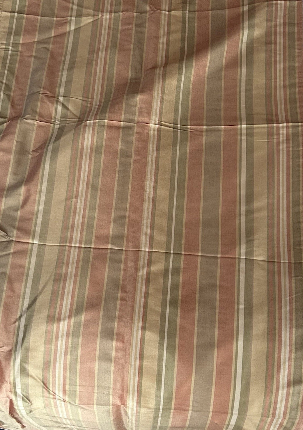 Pottery Barn Silk Drapery Panels Curtain Striped Multi Color Lined 50X84 3 Avail