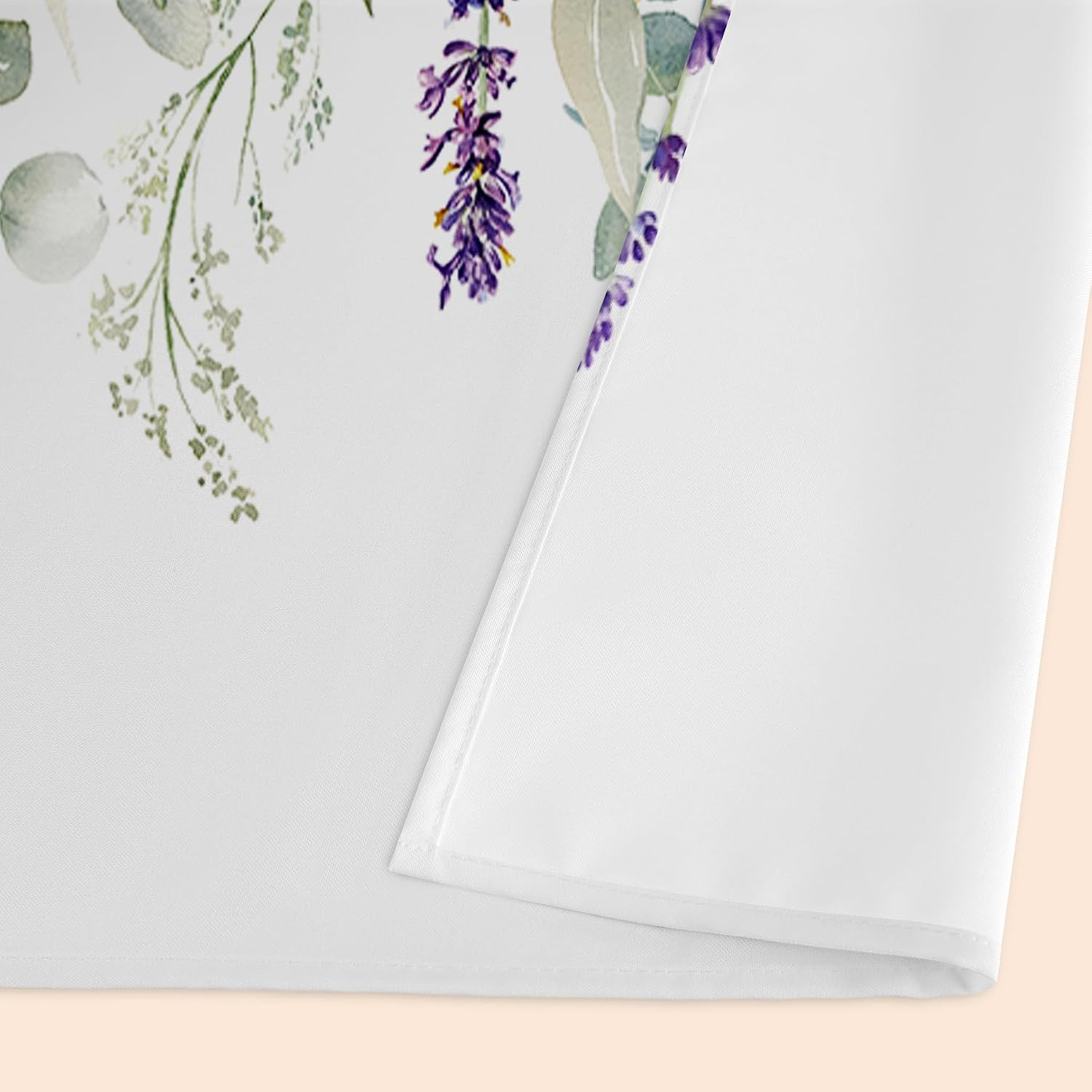 Spring Wildflower Flower Valances for Windows, Rod Pocket 42X12 in | Valance Cur