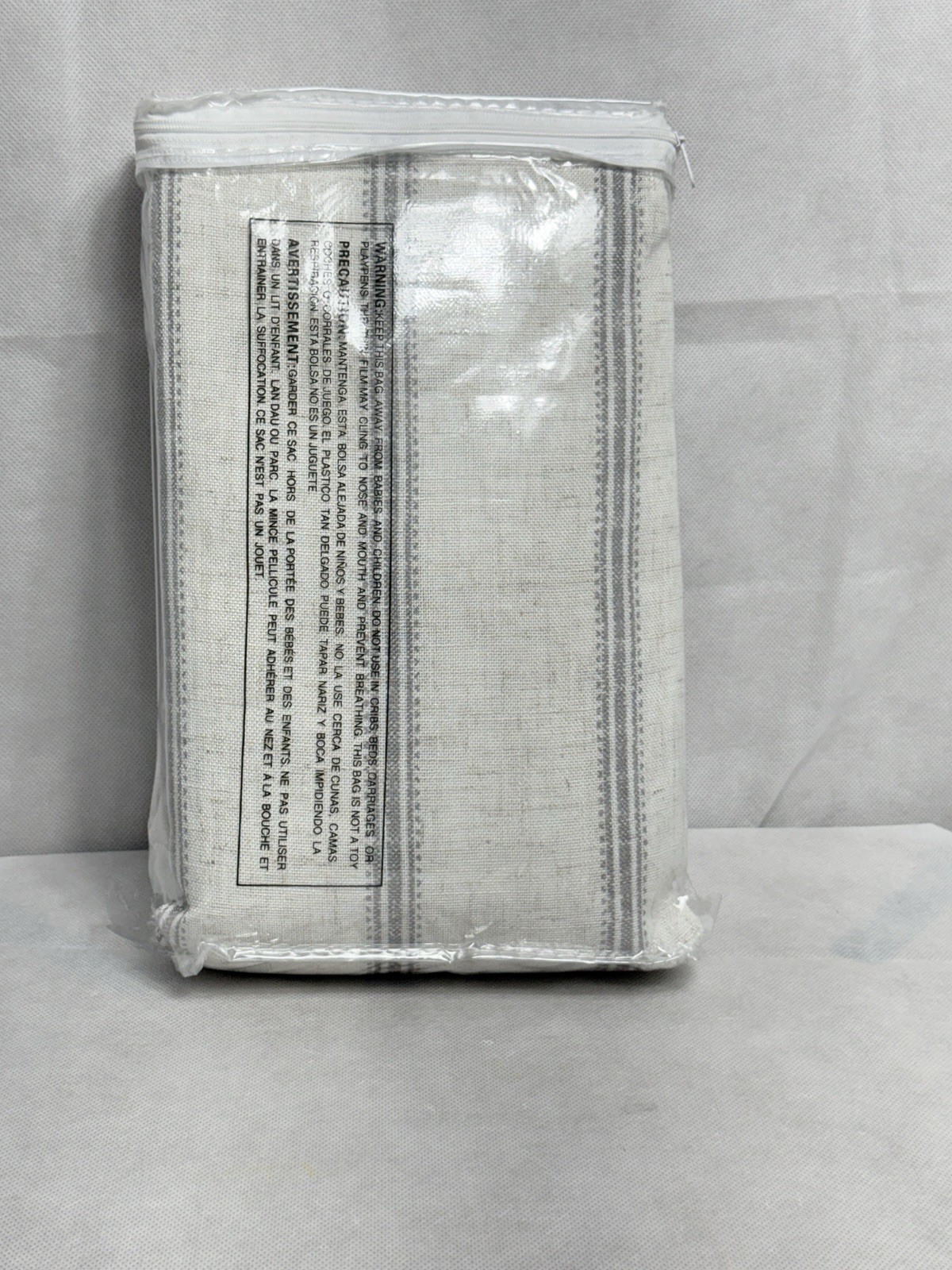 Brighton Indigo Windowpane Plaid Rod Pocket Blackout Window Panel 52×95 NWT