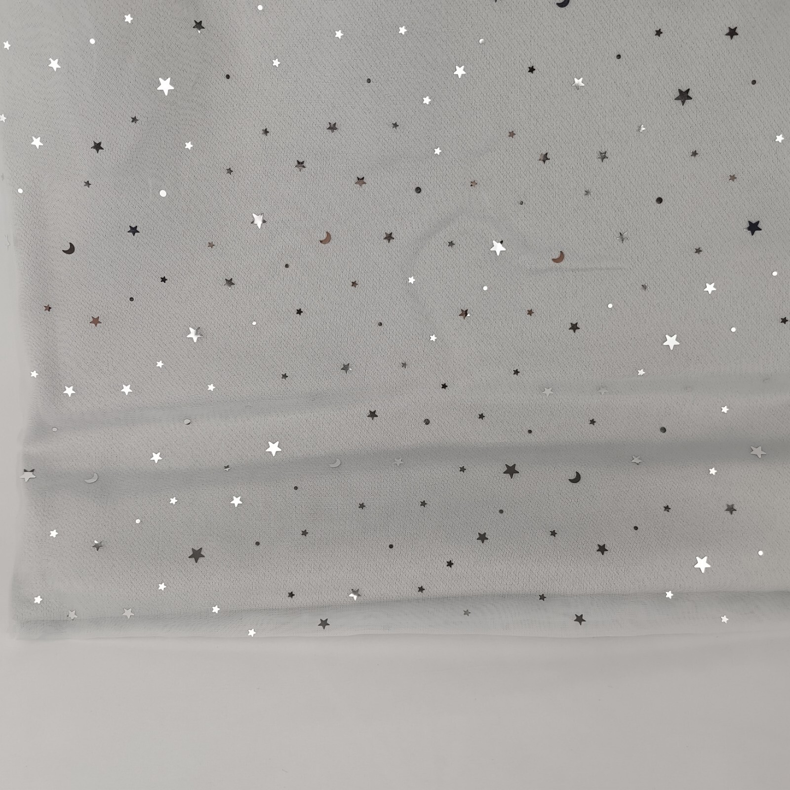 Juicy Couture Melody Night Star, 2-Pack Room Darkening Curtains, Gray & Silver