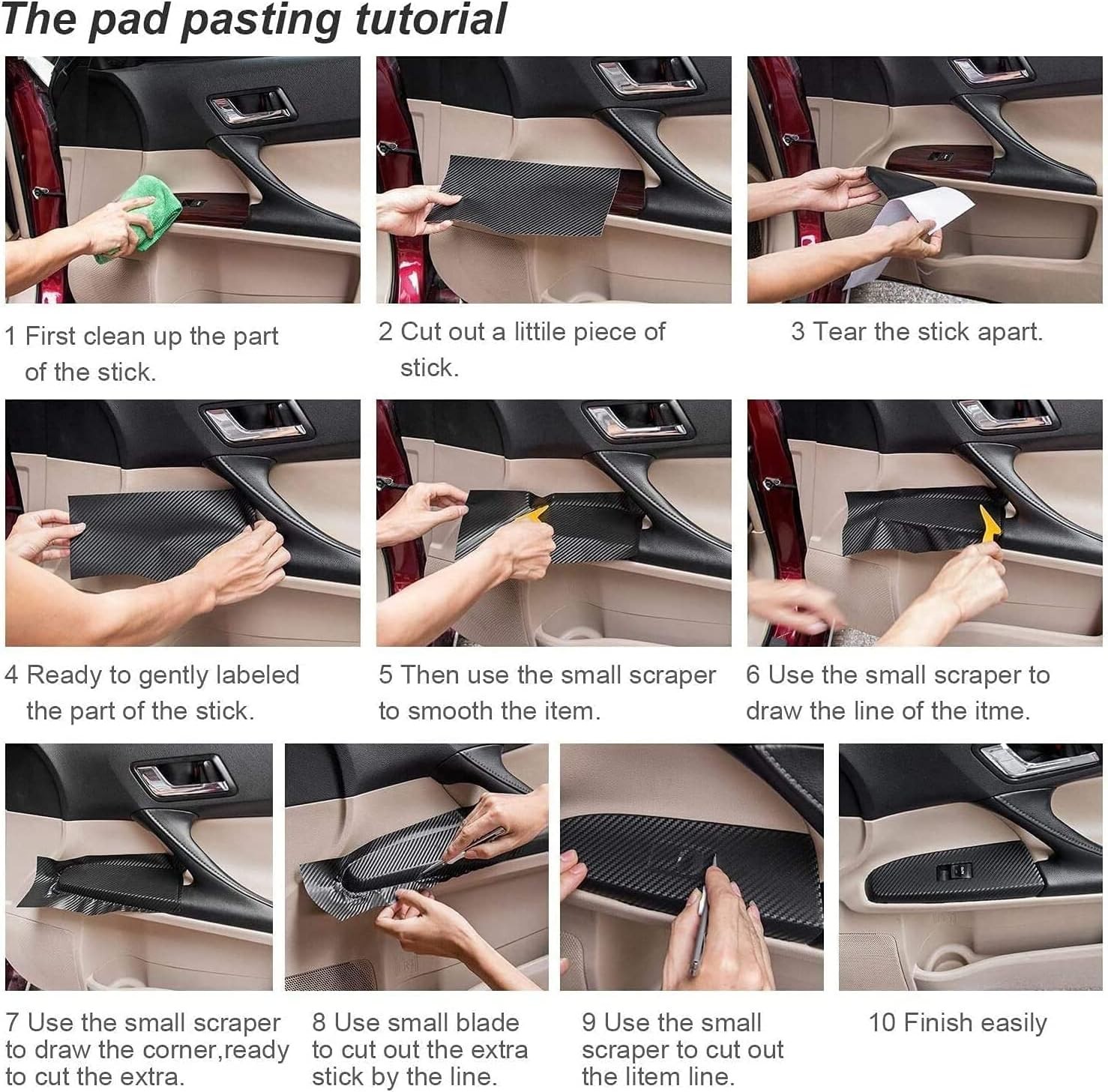 12 X 60 Inches Protective Vinyl Wrap Roll, Gloss Paint Protection Bulk Film, Cl