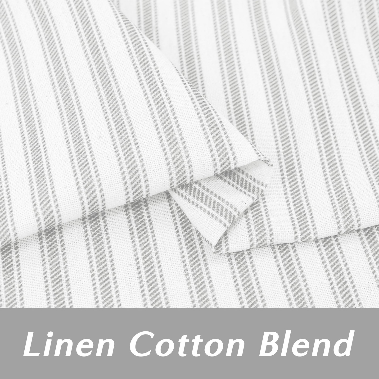 Half Curtains for Windows,Cafe Curtains 24 Inch Length Pinch Pleated Short Ba…