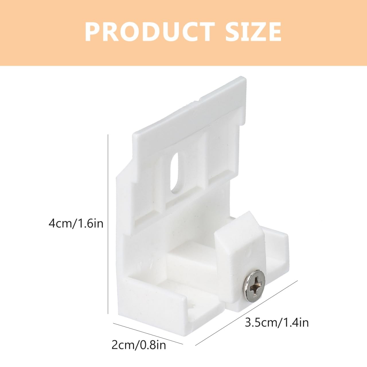 10 PCS Mount Bracket Holder, Pleated, Cellular Shades, Headrail Support Clip