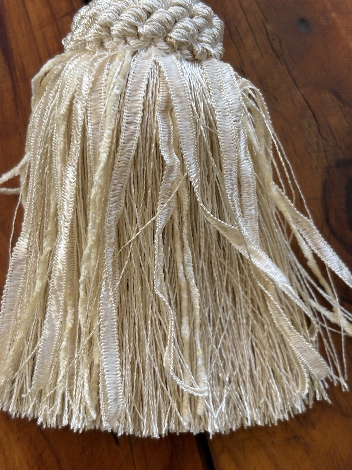 Ivory 5″ Tassel Curtain Tie Back