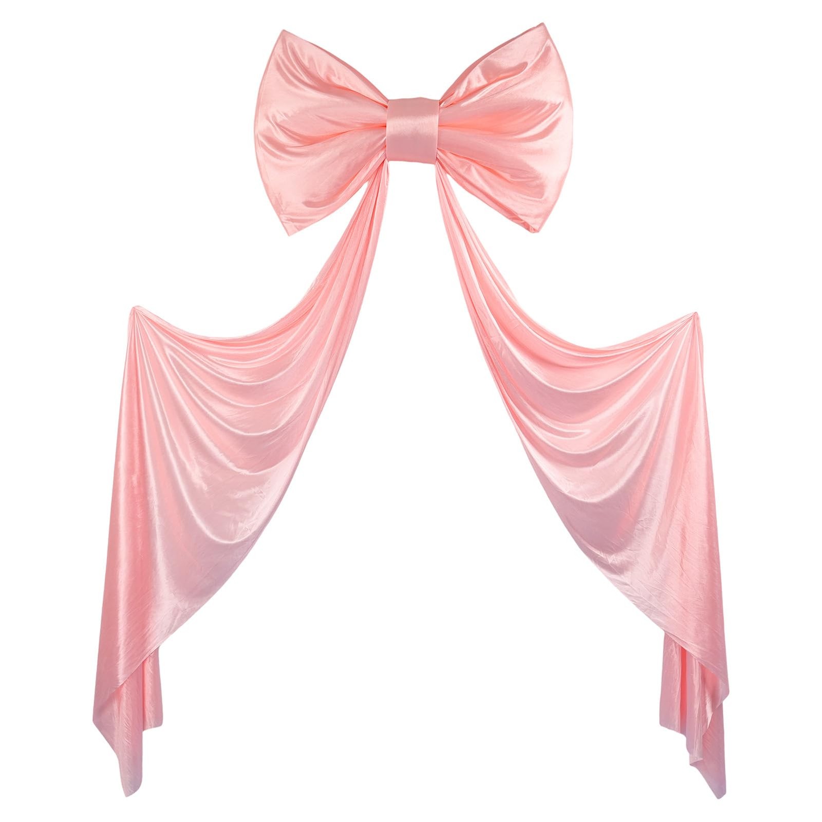 Pink Bow Decor 79×31 Inch Large Giant Ribbon Coquette Room Birthday Wall Decor