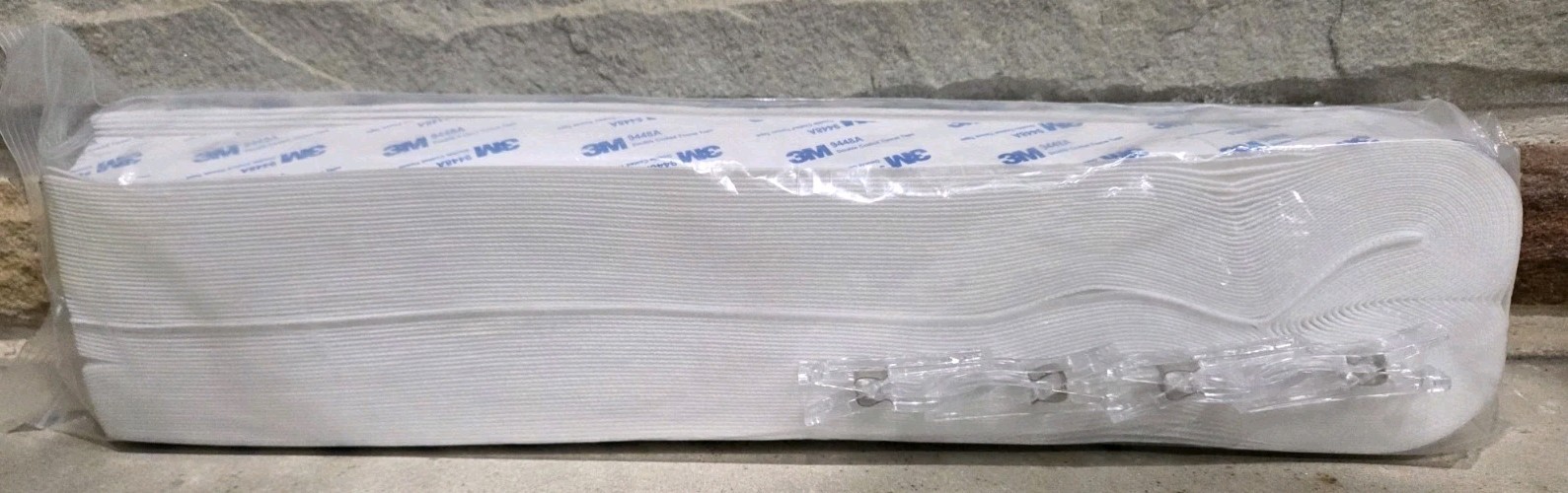 Temporary Window Blinds Cordless Self Adhesive Pleated Paper Blinds 35″x59″