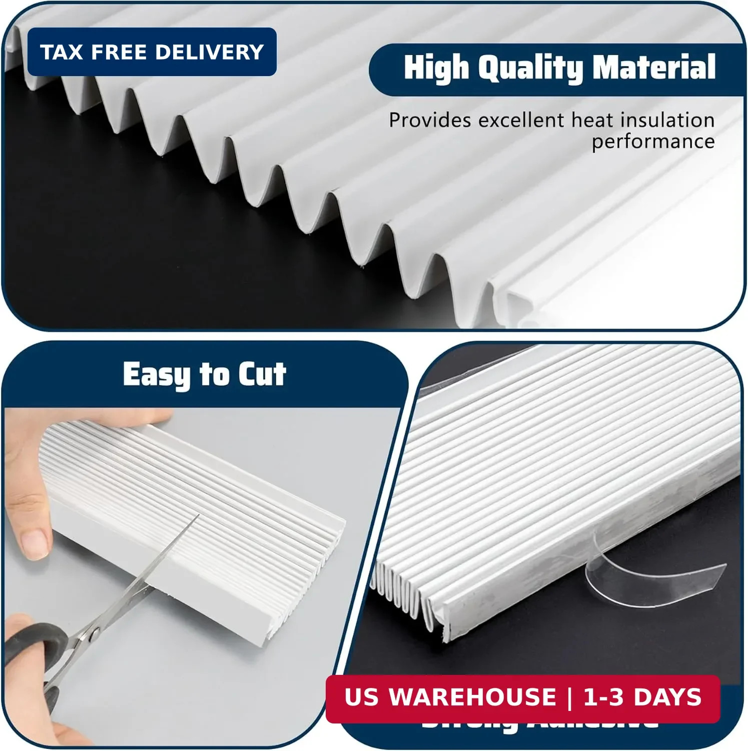 Adjustable Window Air Conditioner Side Panels with Frame Set,Extra Wide Window A