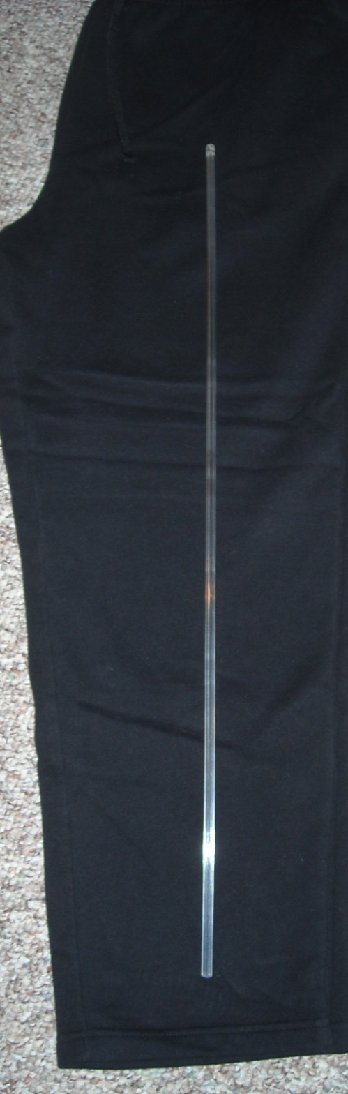 Three (3) Replacement 28.5″ Mini-blind Wands. Clear, white, & antique white