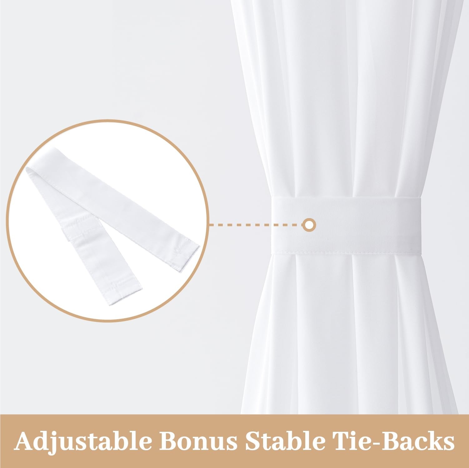 NonSeeThrough Sidelight Curtains for Front Door, Privacy Semi Sheer Curtains …