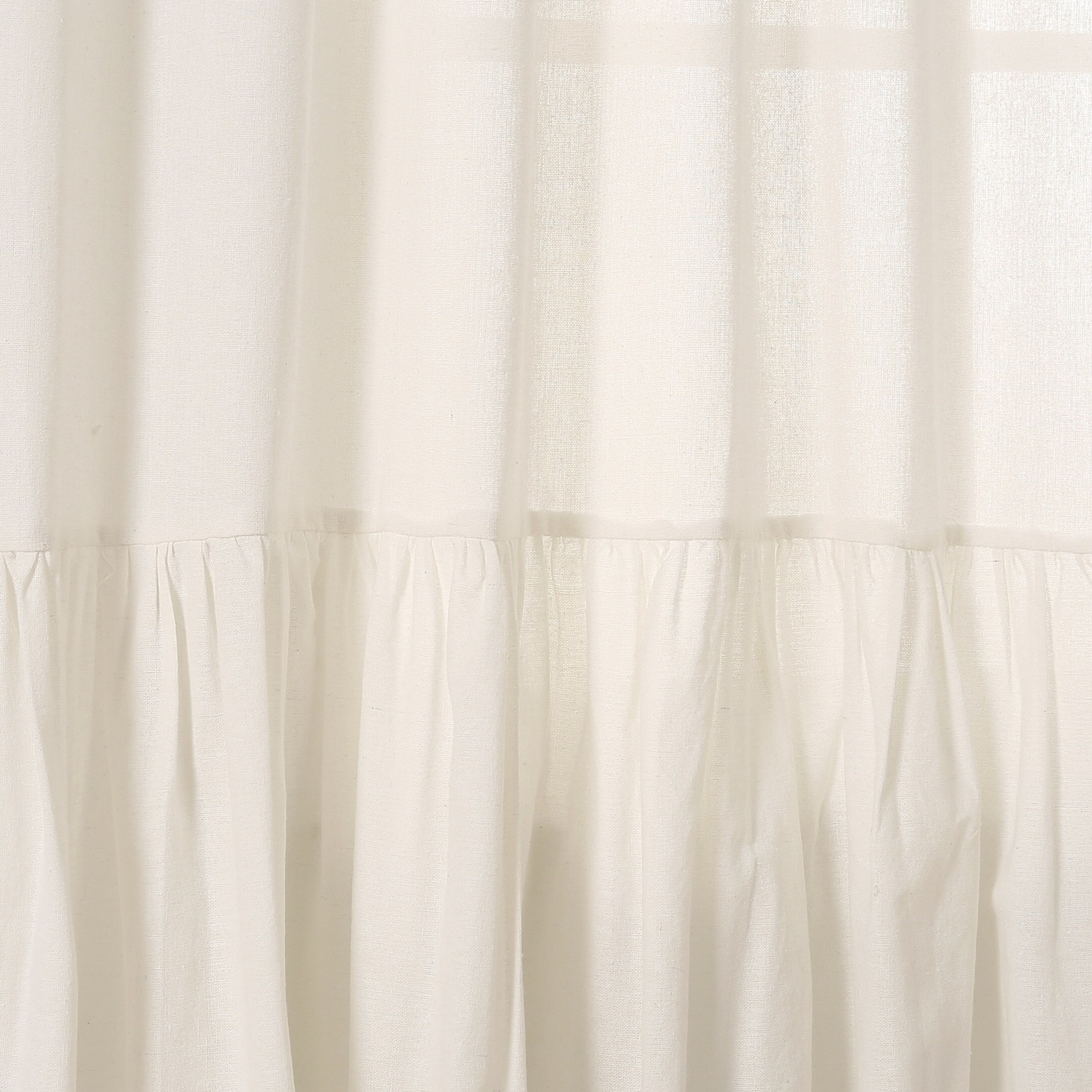 Lush Decor Off White Room Darkening Curtain – 84″ Single Panel Top Tab