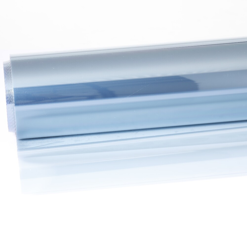 Transparent Window Film Sunscreen Self-Adhesive Optically Clear Blue Car Tint
