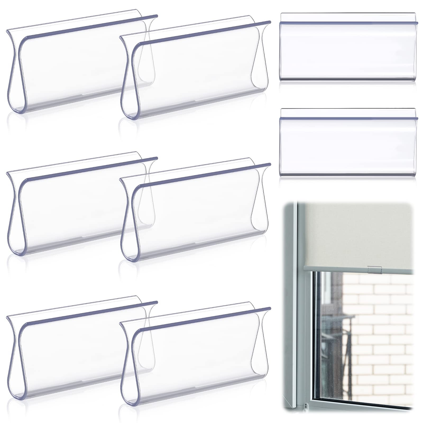Chunful Shade for Roller Pull Down Shades Handle One Size, Clear
