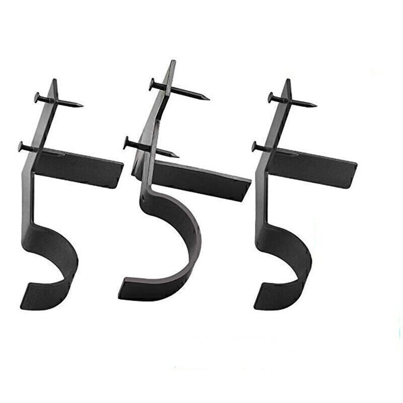2/3 PCS Single Hook Curtain Rod Holders Brackets Hangers Into Window Frame