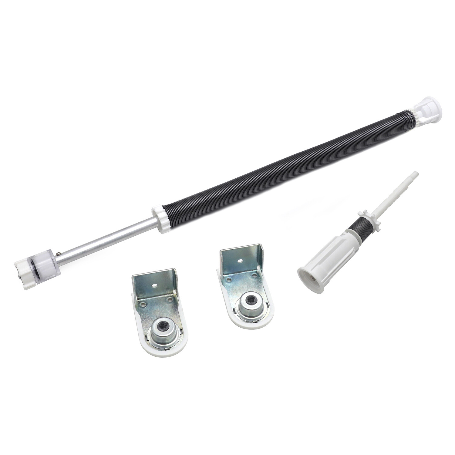 Long Spring w/ Roller Blind Bracket Hanging Curtain Roller Shade For 25mm tube