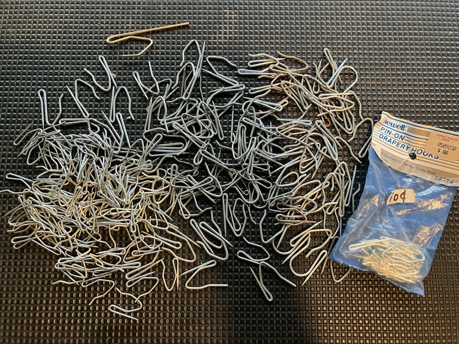 DRAPERY Curtain METAL HOOKS Assorted LOT See Photos