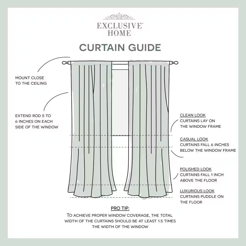Darma Dove Grey Stripe Sheer Rod Pocket Curtain, 50 In. W X 96 In. L (Set of 2)
