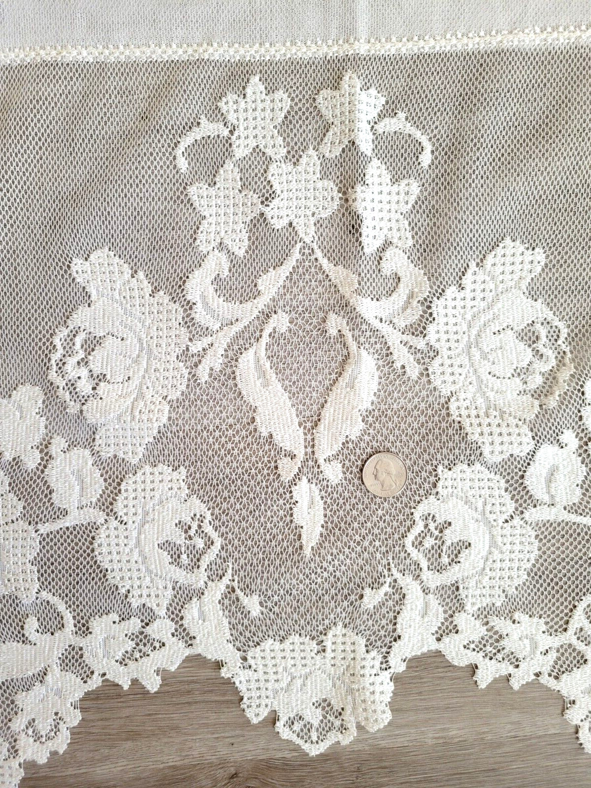 Heritage Lace Window Panel Valance Off White 60″ x 20″