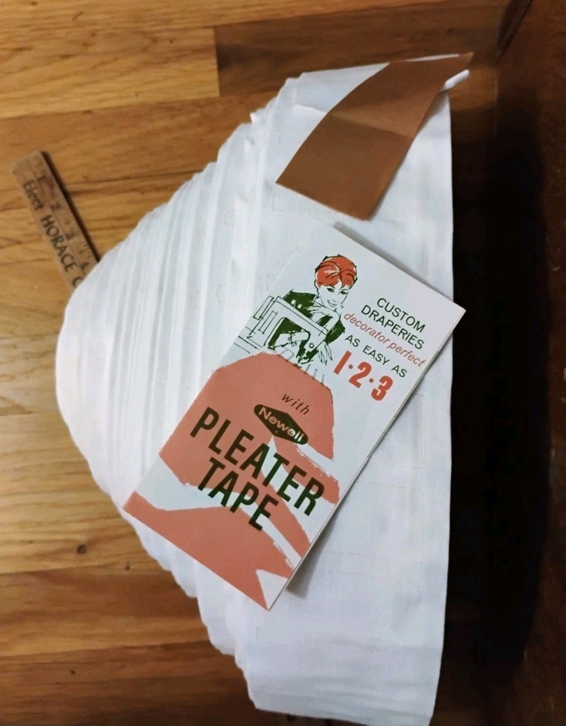 Newell Curtain Heading Cloth Pleater Tape 3.5″ Width