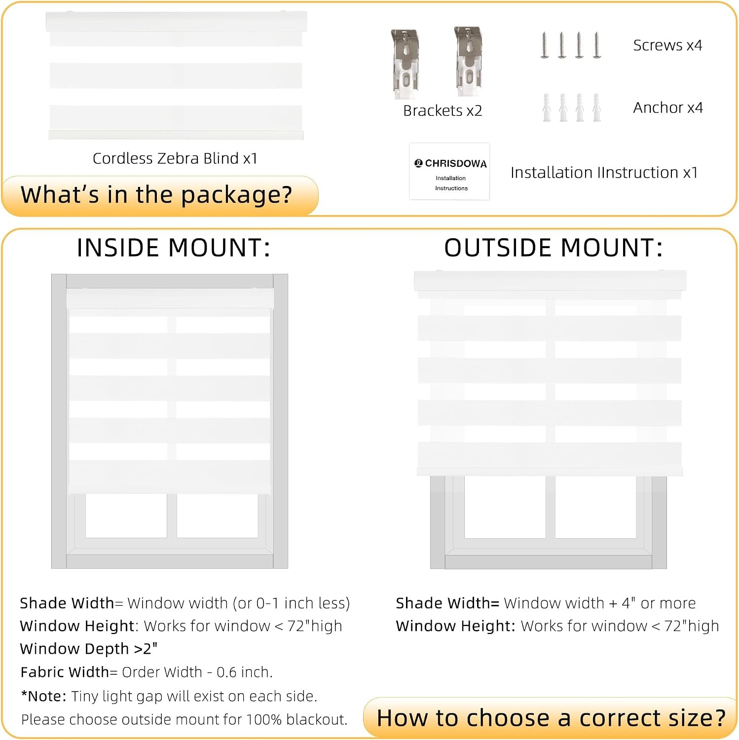 Cordless Zebra Blinds Windows Dual Layer Free-Stop Light Filtering Window Roller