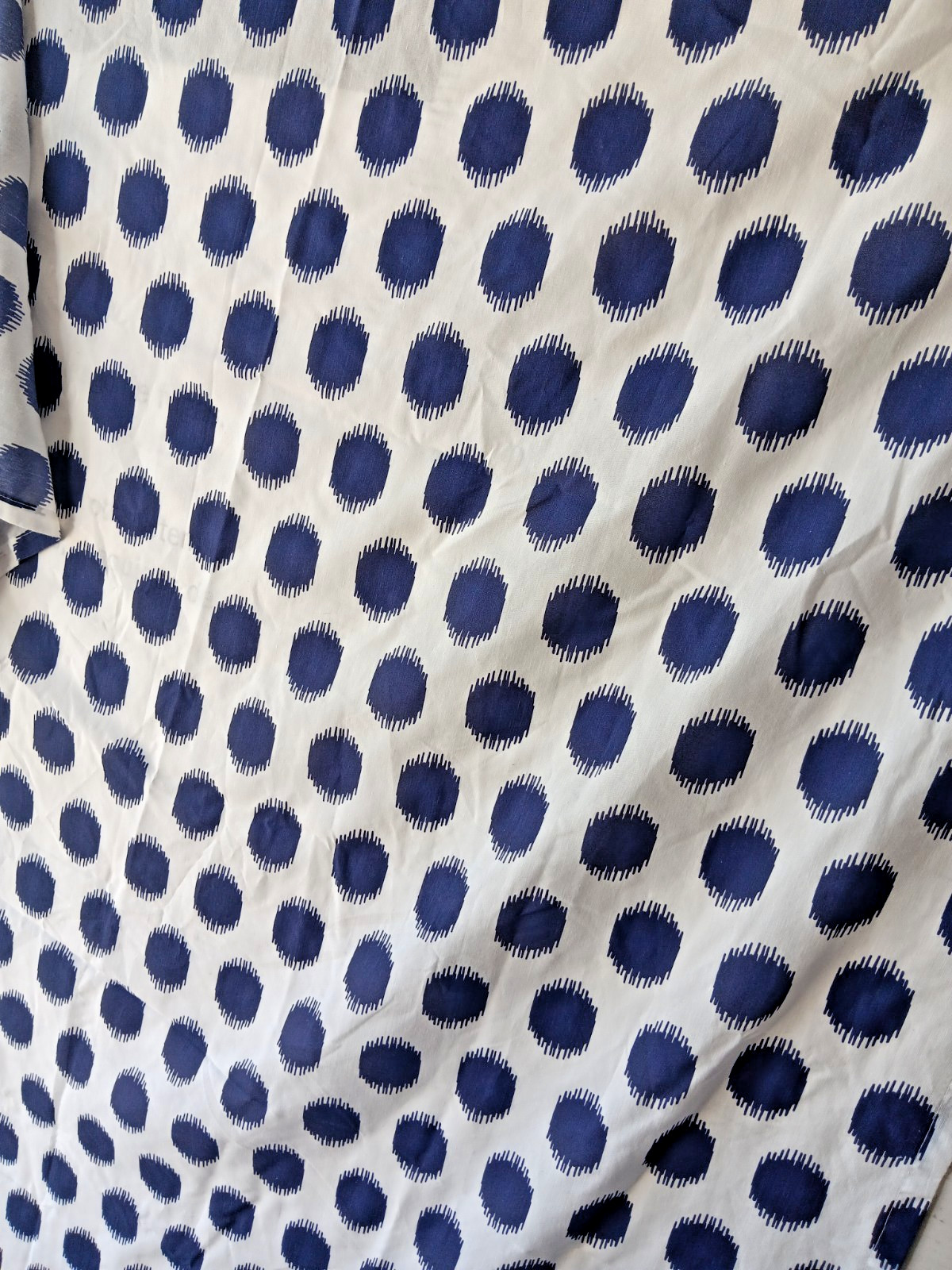 IKEA Curtains Sommer 2017 Two Panels Blue Dots Paulin Machado 57 X 80