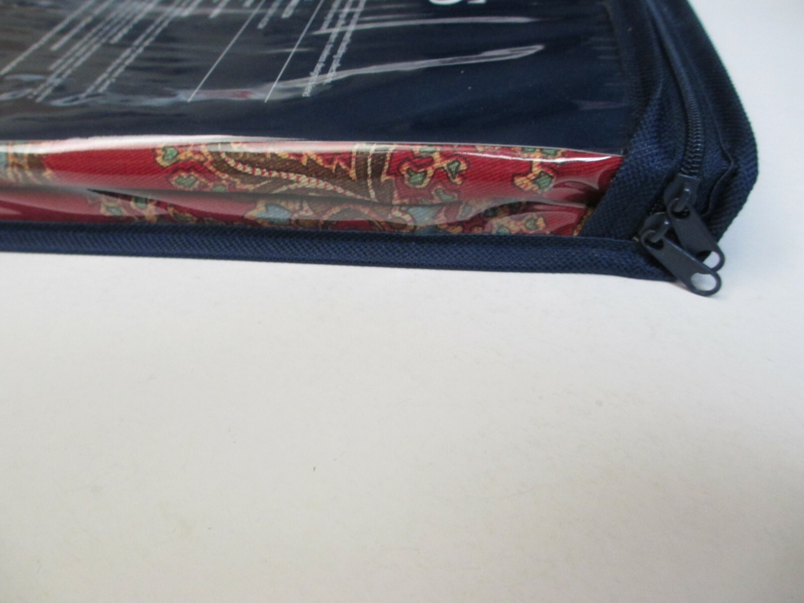 New Chaps JULIETTE Window Valance Red Paisley Floral