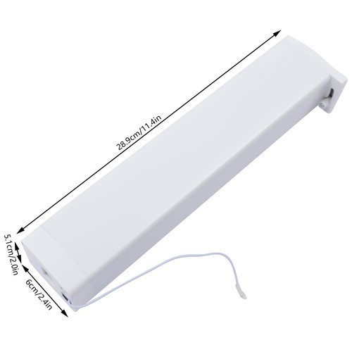 13ft Remote Control Automatic Open/Close Electric Drapery Curtain Track Rod Rail