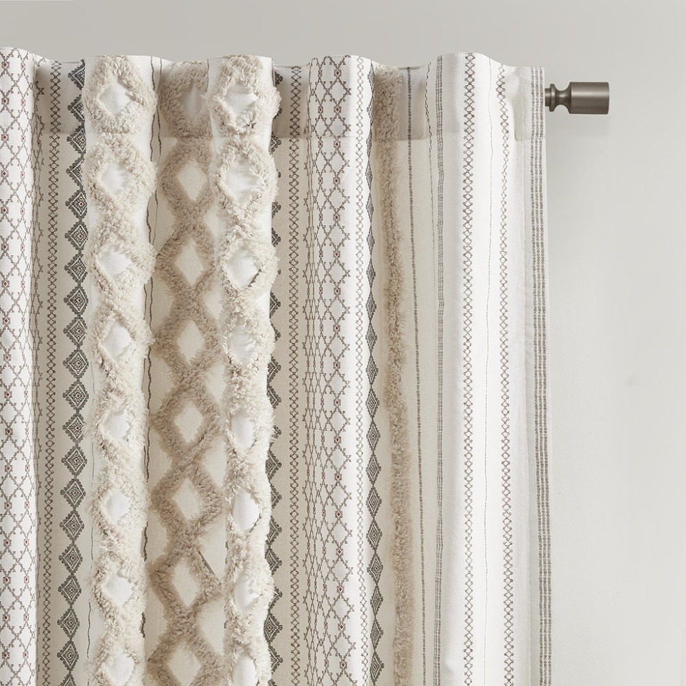 Burnout Printed Curtain Panel(Only 1 Pc Panel)