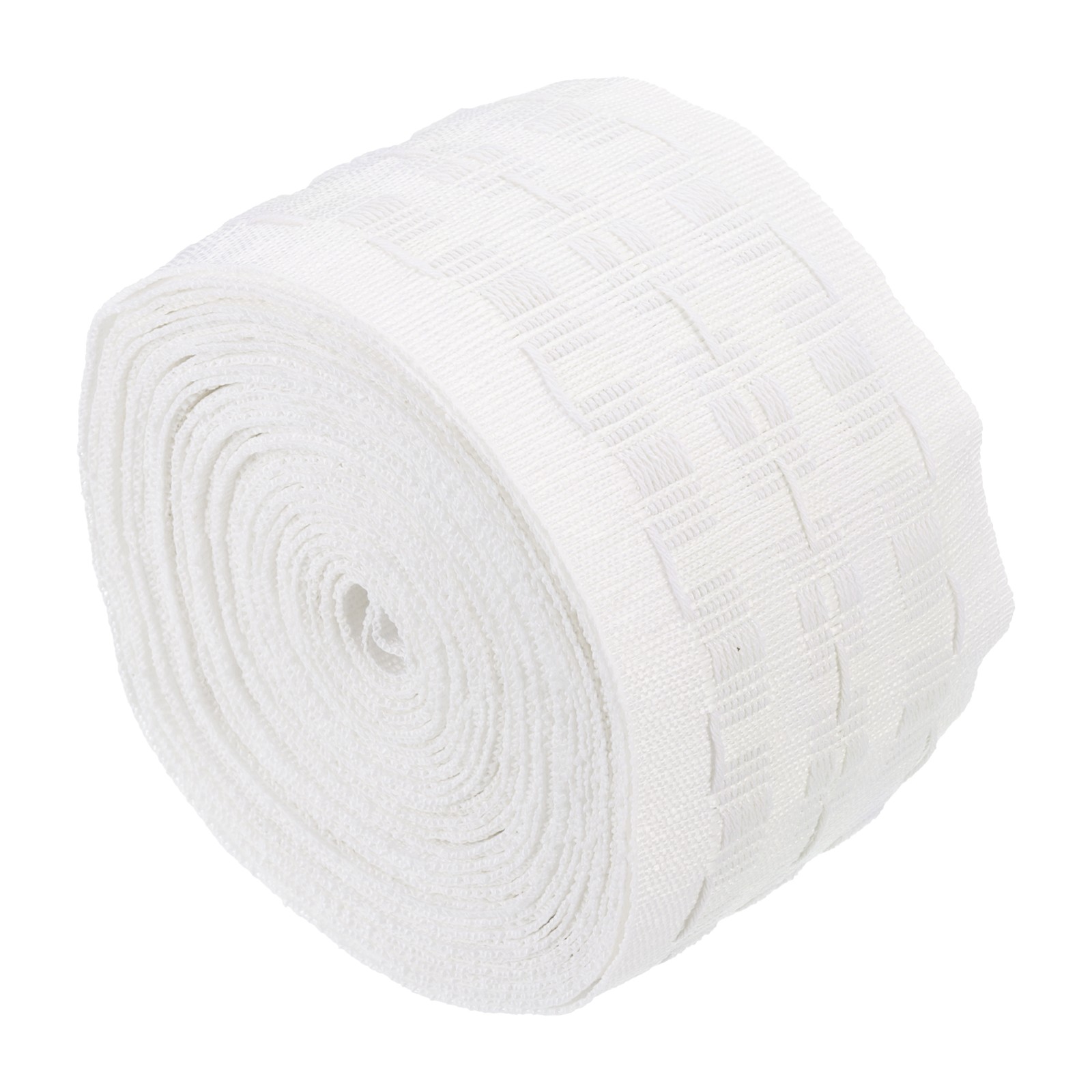 6 Meters/6.6 Yards Curtain Elastic Pleat Tape for DIY Drapes White