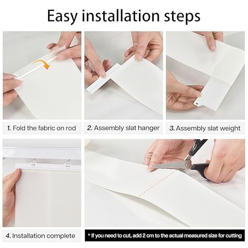 Vertical Blinds Replacement Slats 25 Pack 82.5 Inch 3.5 Inch Light Filtering